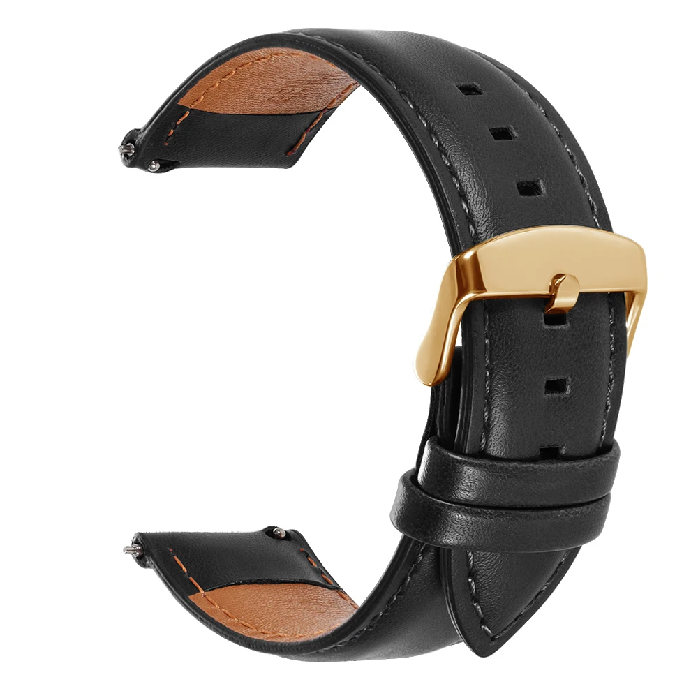 Elegant Vintage-Style Quick Release Watch Strap - Unisex Smartwatch Band Accessory