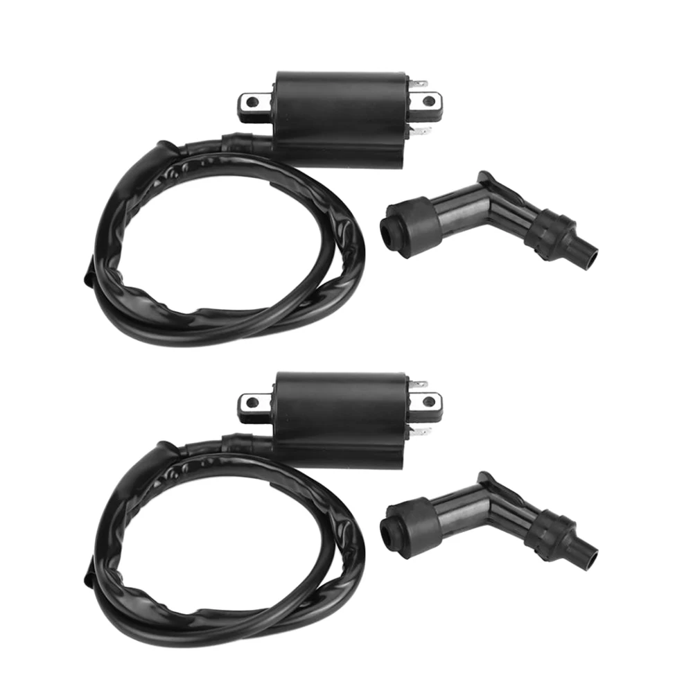 Front & Rear Ignition Coils For Suzuki VS1400 GLP Intruder 1400 1987-2004 2Pcs