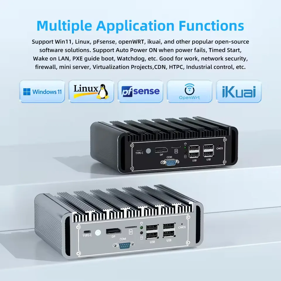 ミニPC Firewall Micro Appliance/Mini PC N100 8G ZXIPC Intel N100 Mini PC Computer Firewall Appliance Mini Desktop