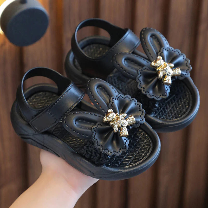 Children's Sandals Summer Girls Soft Sole Anti slip Small Medium and Large Children's Baby Student Beach Shoes Baby Shoes Kids Shoes Children Sandals Kids Sandals Beach Shoes