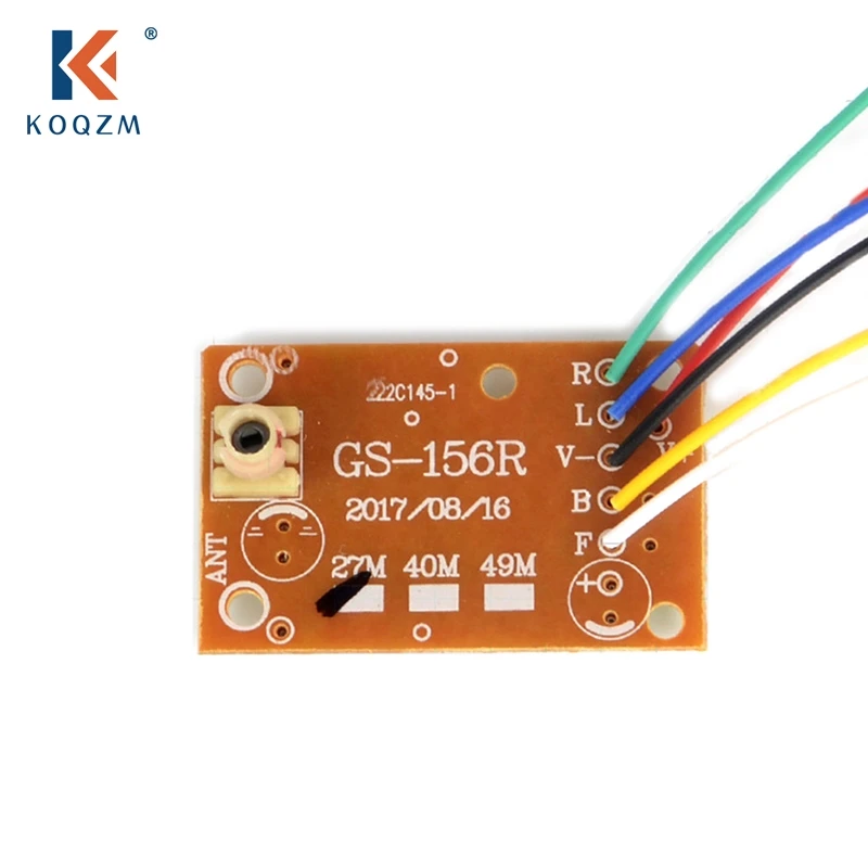 자동차 트럭 장난감용 발사 회로 PCB 송신기 및 리시버 보드, 4CH RC 리모컨, 27MHz, 4 채널
