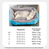 5 Sizes Large Dog Kennel Comfortable Cat Sofa Bed for Small Dog Nest Warm Pet Cat Sleeping Bed Winter Soft House Accessories 6