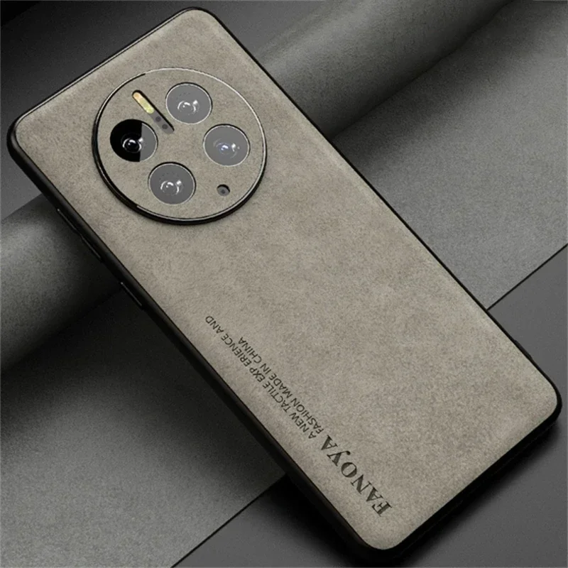 Luxury Retro Matte Sheepskin Phone Case - Anti-Fingerprint Shockproof Protective Cover