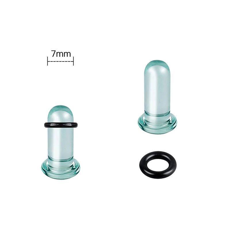 2 stücke Glas Ohr Messgeräte Stretching Kit Short Taper Expander 1,6-16mm Stretching Ohr Tunnel Und Plugs körper Piercing Schmuck – Detail 25