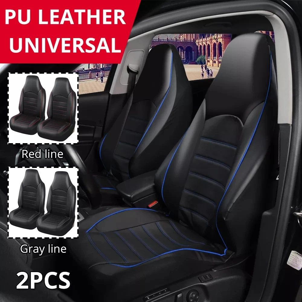 Autoyouth Classic Universal Pu Leather Car Front Seat Covers High Back  Bucket Seat Cover For Most Cars, Trucks, Suvs, Or Vans Automobiles Seat  Covers AliExpress