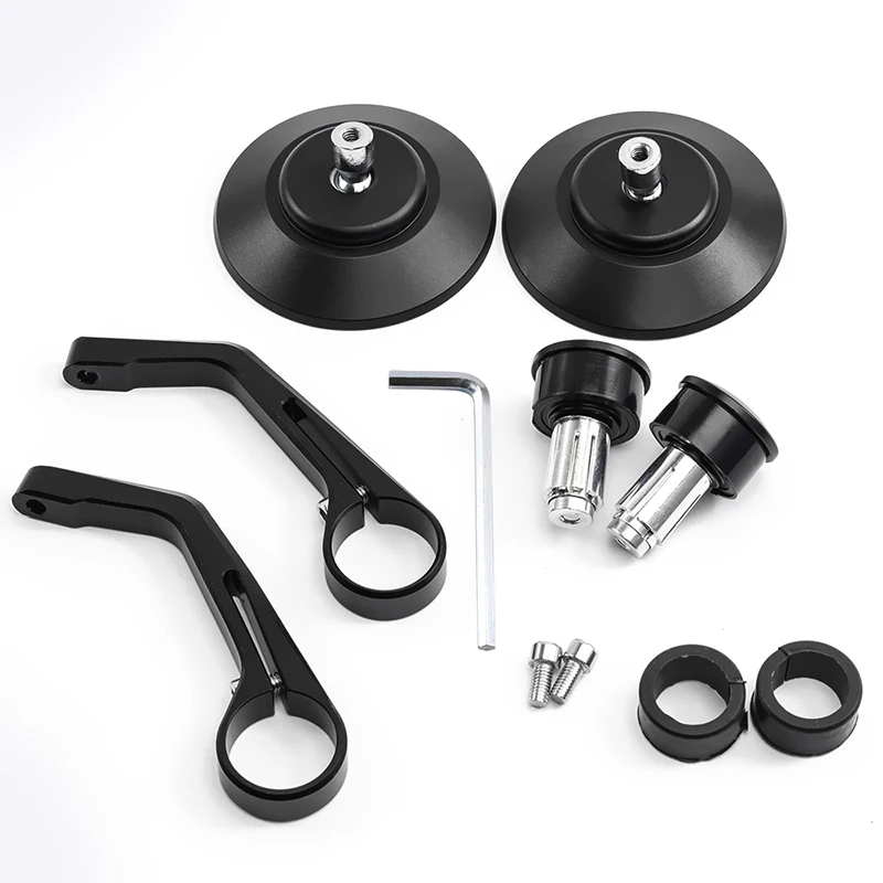 로얄 엔필드 슈퍼 유성 650 CNC 알루미늄 오토바이 바 엔드 미러 범용 후면보기 미러 7/8 22mm 액세서리