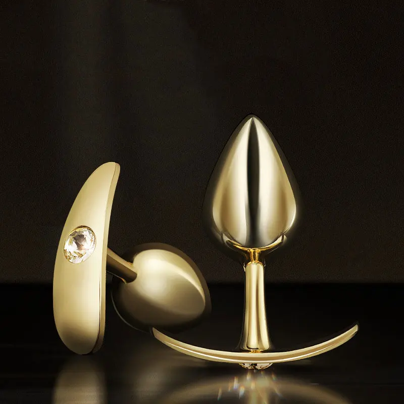 Anal Beads S/M/L Crystal Jewelry Love Butt Stimulator Sex Toys Dildo Stainless Steel Anal_voghion.com