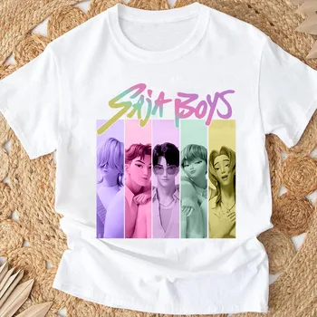 New 2025 Movie KPop Demon Hunter Summer Short Sleeve T-Shirt, Suitable for Casual Loose-fitting Boys and Girls Printed Top 1