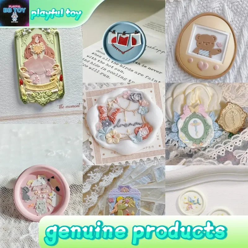 화염 밀봉 왁스 스탬프 귀여운 곰 애프터눈 티 시리즈 양각 황동 헤드 DIY 봉투 초대장 카드 공예 장식 선물용