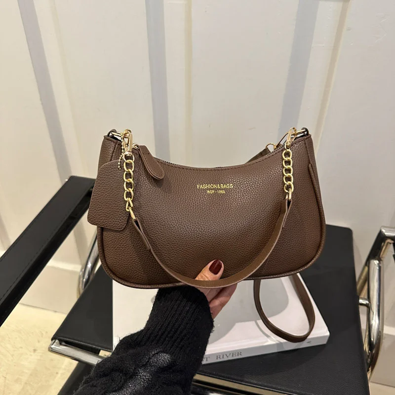 حقيبة تحت الإبط للنساء، حقيبة هوبو عصرية على شكل ه...