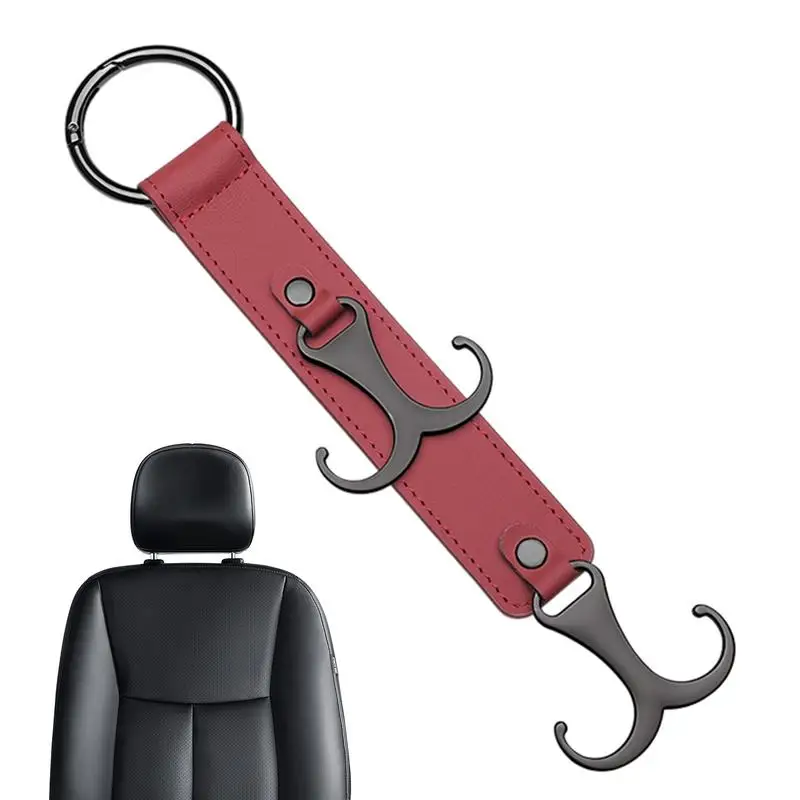 

Car Seat Hooks For Headrest Seat Hook Car Purse Hook Storage Organizer Bag Holder Leather Car Storage Hook Universal Car