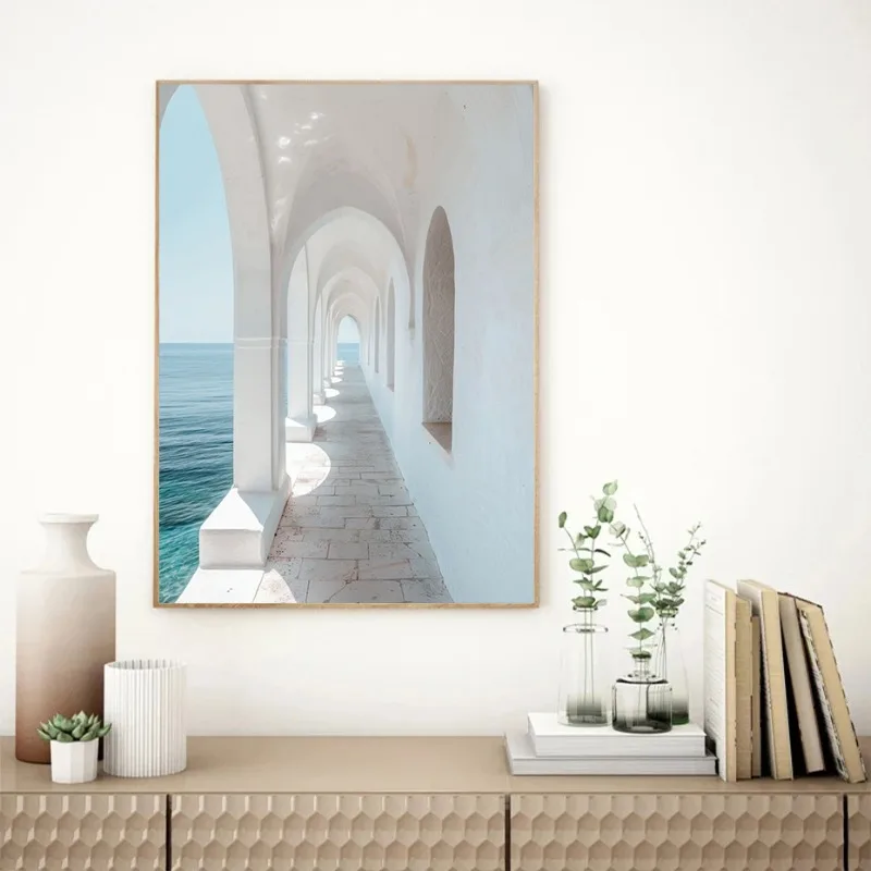 Santorini Canvas Wall Art 2
