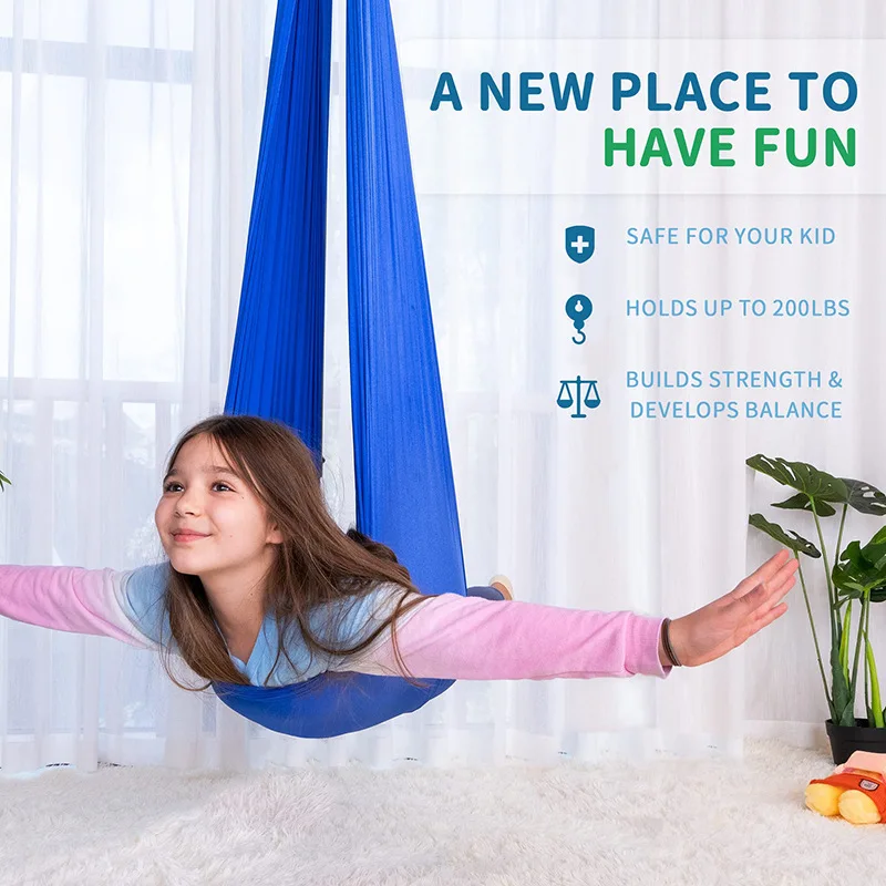 Kids' High-Elastic Sensory Therapy Hammock 1