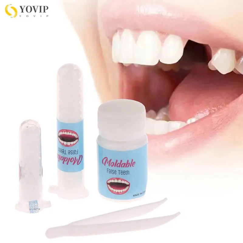 10g/15g/20g Temporary Tooth Repair Kit Teeth And Gaps FalseTeeth Solid Glue Denture Adhesive Teeth Whitening Tooth Beauty Tool