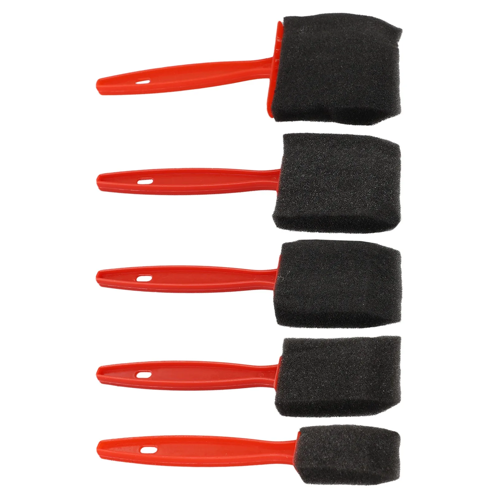 

High Quality Foam Brushes Plastic 2.5/4/5/6.3/7.5cm Foam Paint Brush Craft Paint Brush Excellent Water Retention