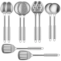 Premium Stainless Steel Cookware Utensil Set - Kitchen Essentials Collection (10PCS)