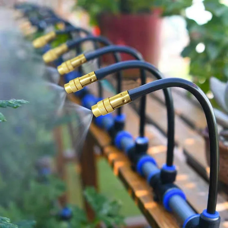 Drip Watering Irrigation Kit Automatic Watering Atomization Sprinkler Irrigation Supplies Garden Plant Water Sprayer 5/10/15/20M 4