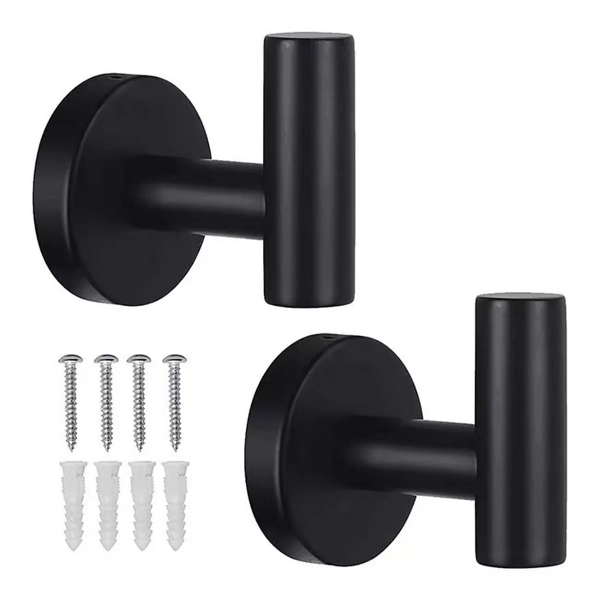 Bath Towel Hooks SUS 304 Stainless Steel Storage Holder Hook Heavy Duty Coat Hanger Bathroom Livingroom Wall Mounted Wall Hook towel hooks