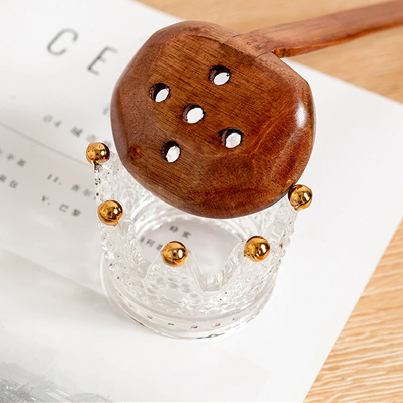 Japanese Public Hot Pot Spoon Ramen Colander Long Handle Household Soup Spoon Wooden Fishing Cooking Tool Lrage Colander