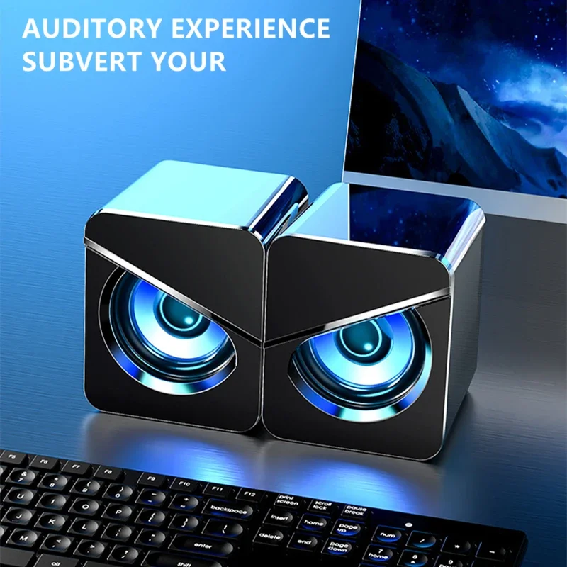 

Mini Computer Speaker USB Wired Speakers 3D Stereo Sound Surround Loudspeaker Subwoofer Audio For PC Laptop Notebook Loudspeaker