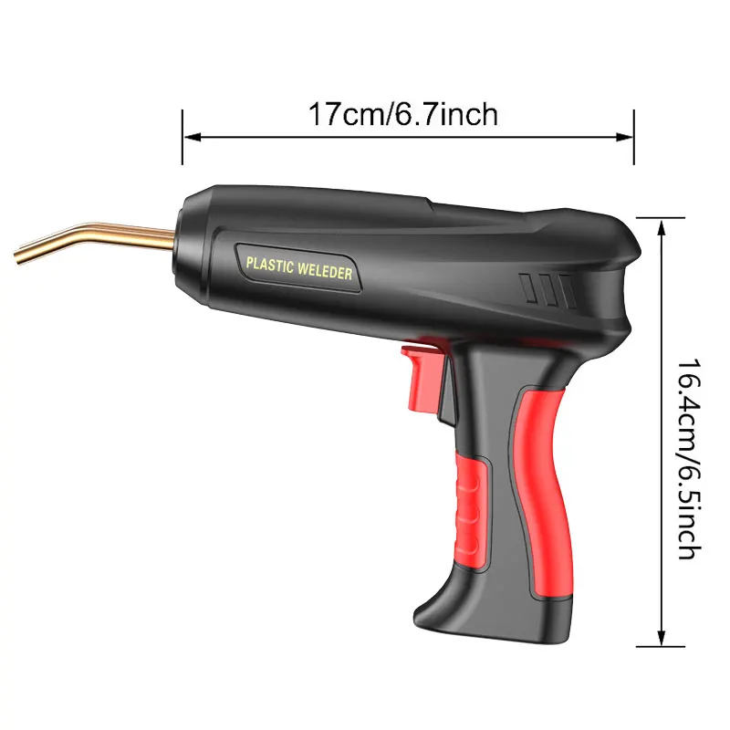 200W Plastic Welder 400/1200PCS Hot Staples 2 in 1 Car Bumper Repair  Plastic Welding Repair Kit with 2PCS Smoothing Tips 2