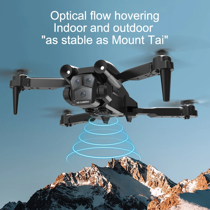 KBDFA M4 RC 드론, 전문 듀얼 HD 카메라, 항공 사진, FPV 헬리콥터, 장애물 회피 접이식 RC 쿼드콥터 장난감