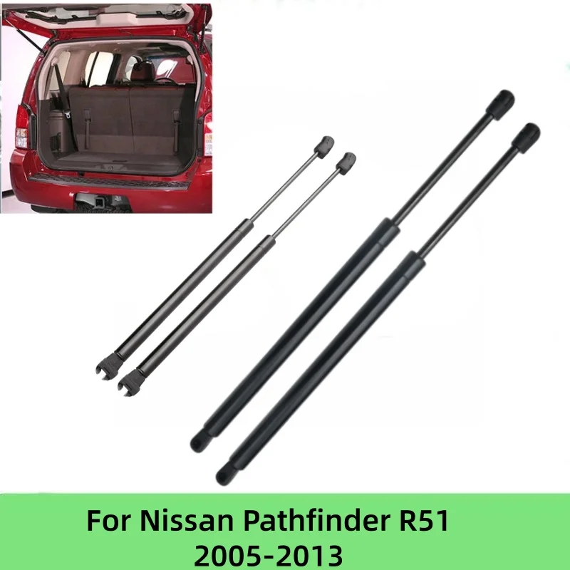 4Pcs For Nissan Pathfinder R51 2005-2012 2013 Car Rear Trunk Tailgate ...