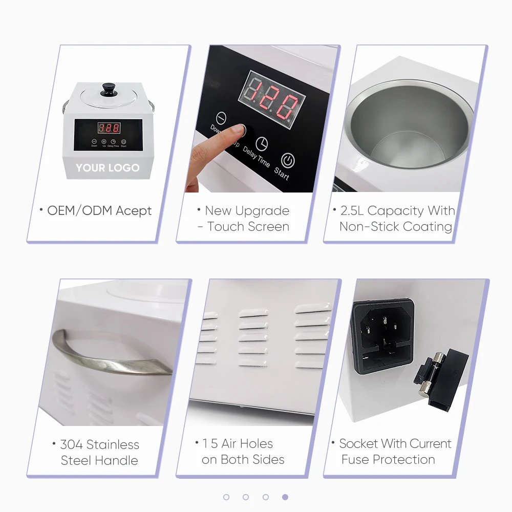 Depilatory Wax Hair Removal Wax Heater Machine Melt Warmer Pot