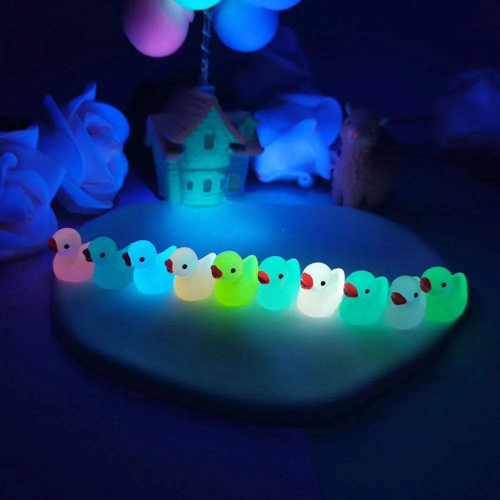 Yellow Duck Ornament Miniature Figures 10/30/50Pcs Tiny Duck Resin Handicraft Micro Landscape Decoration miniature duck figurines miniature ornament ornament crafts miniature figurines resin ornaments resin crafts
