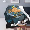 Throw Blanket Dog Man Dogman And Friend Micro Fleece Blanket Four Sizes Cartoon Portable Suitable For Sofa AntiPilling Blanket 4