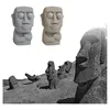 Stone man Releases Stress Toy Slowly Rebounds Soft Moai Statue Squeeze Eyes Interested Expression Relaxes Stress Children's Gift 2