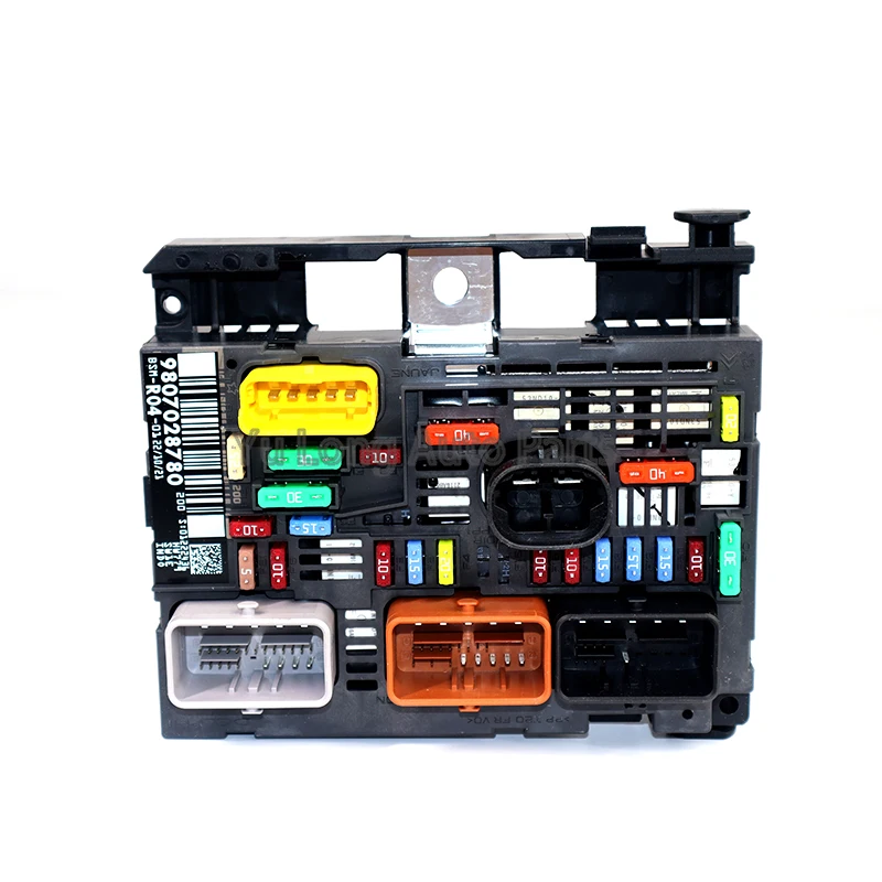 Car Engine Computer Fuse Box For Peugeot 307 308 607 807 CITROEN BERLINGO C4 C8 JUMPY BSM R04 9807028780 Original Accessories