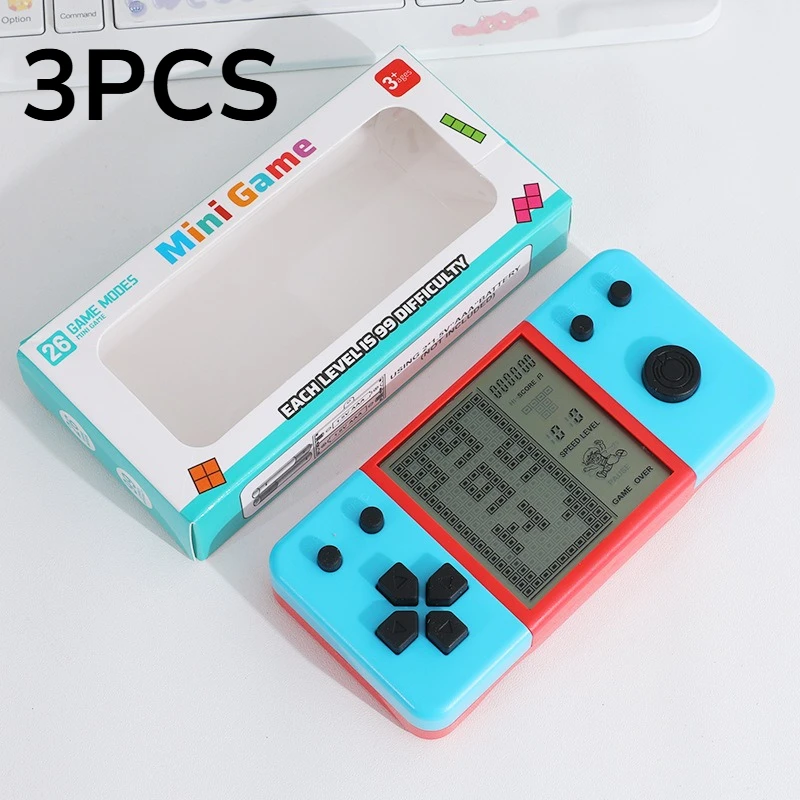 Vintage Tetris Handheld Game Console - Classic Electronic Pocket Toy