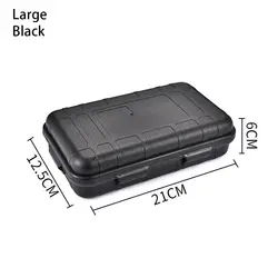 Durable Waterproof Travel Storage Container - Versatile Outdoor Camping Box (Large black)