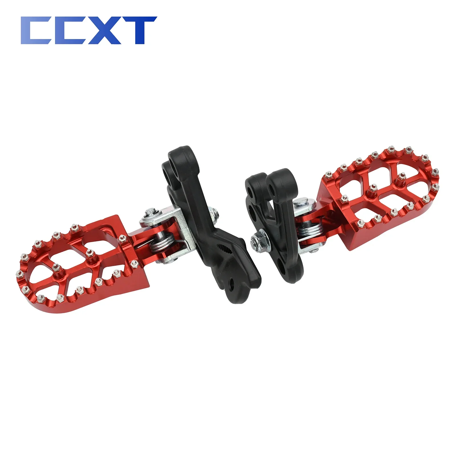 Motorcycle Accessories Motorcycle Footrests Motorcycle Foot Pedals Motorcycle CNC Foot Pegs Pedal Mounting Bracket Rests Pedals Retrofit Bracket for Surron Light Bee S X Electric Bike