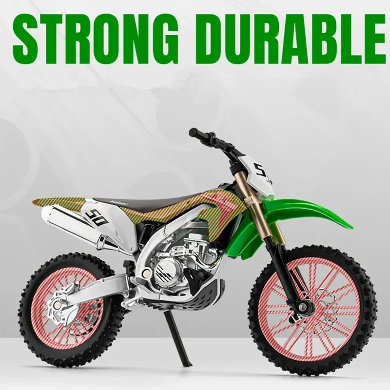 1:12 kawasaki KX450 Cross-Country Motorcycle Model Simulation Street Motorcycle Model Static Collection Children Toy Gift 2