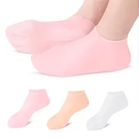 1 Pair Silicone Moisturizing Socks Exfoliating Gel Heel Socks Callus Cracked Dead Skin Remove Protector Pain Relief Foot Care 1