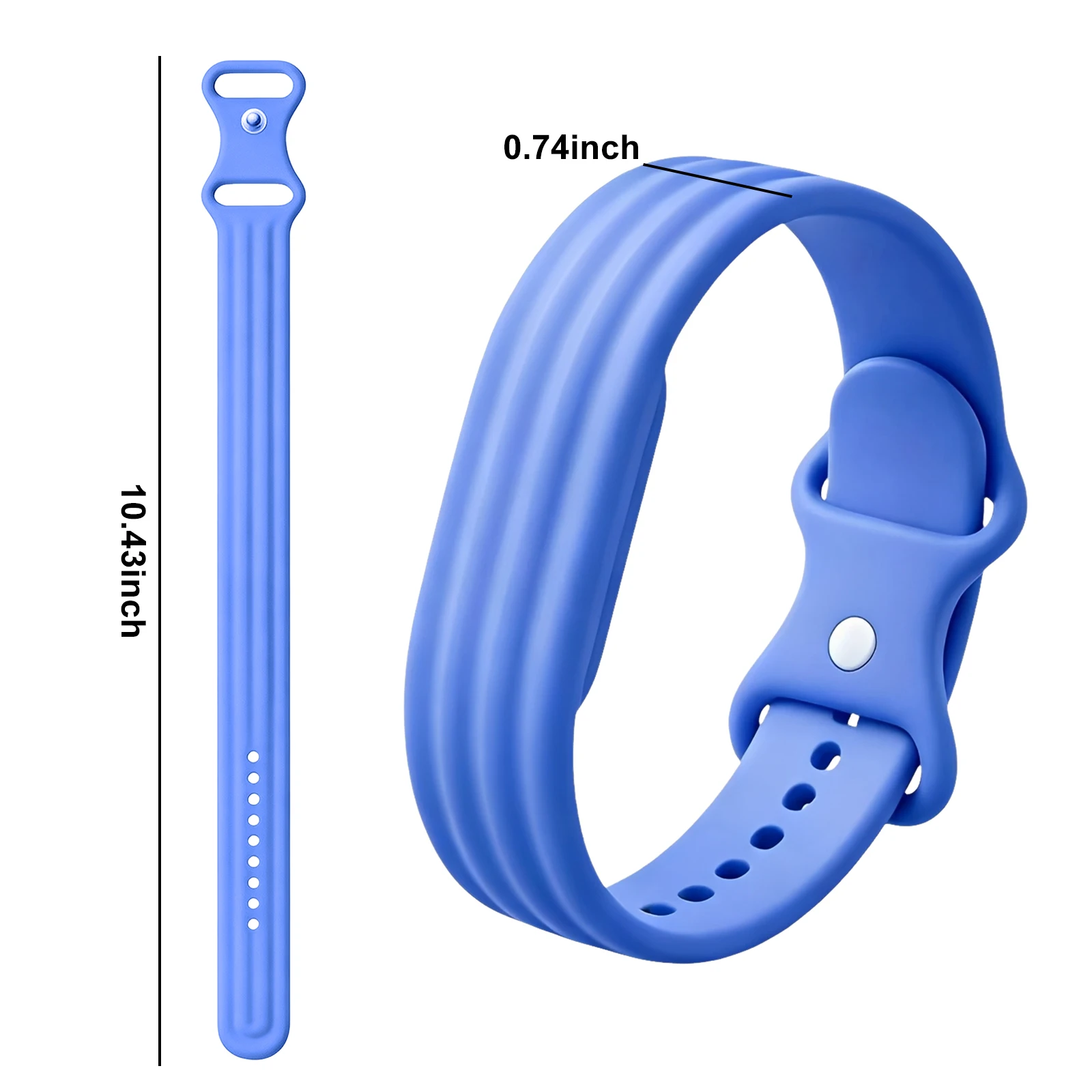 Silicone Strap Lightweight Screenless Activity Tracker Wristband for Fitness and Outdoor Activities