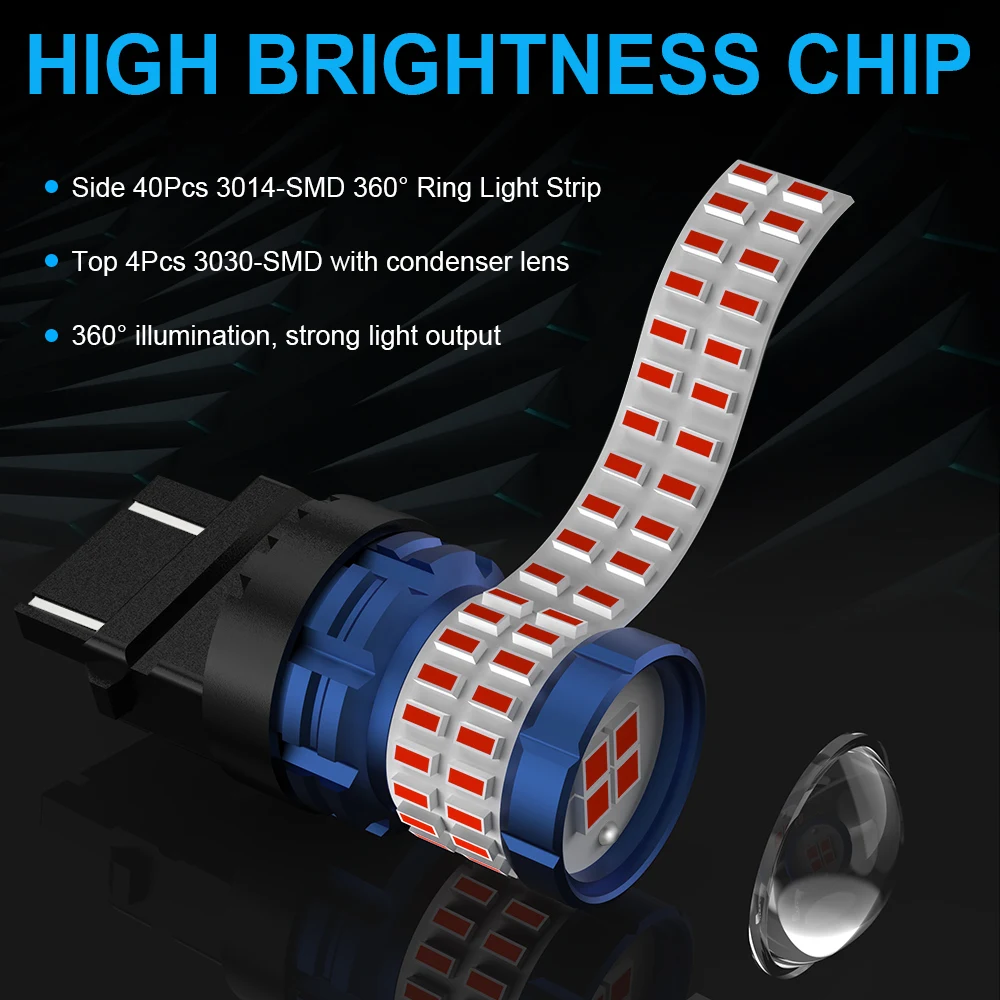 LED 극ũ Ʈ   3157 3057 T25,  Ķ ç  ׷ ī    1500 2500 3500, 1 