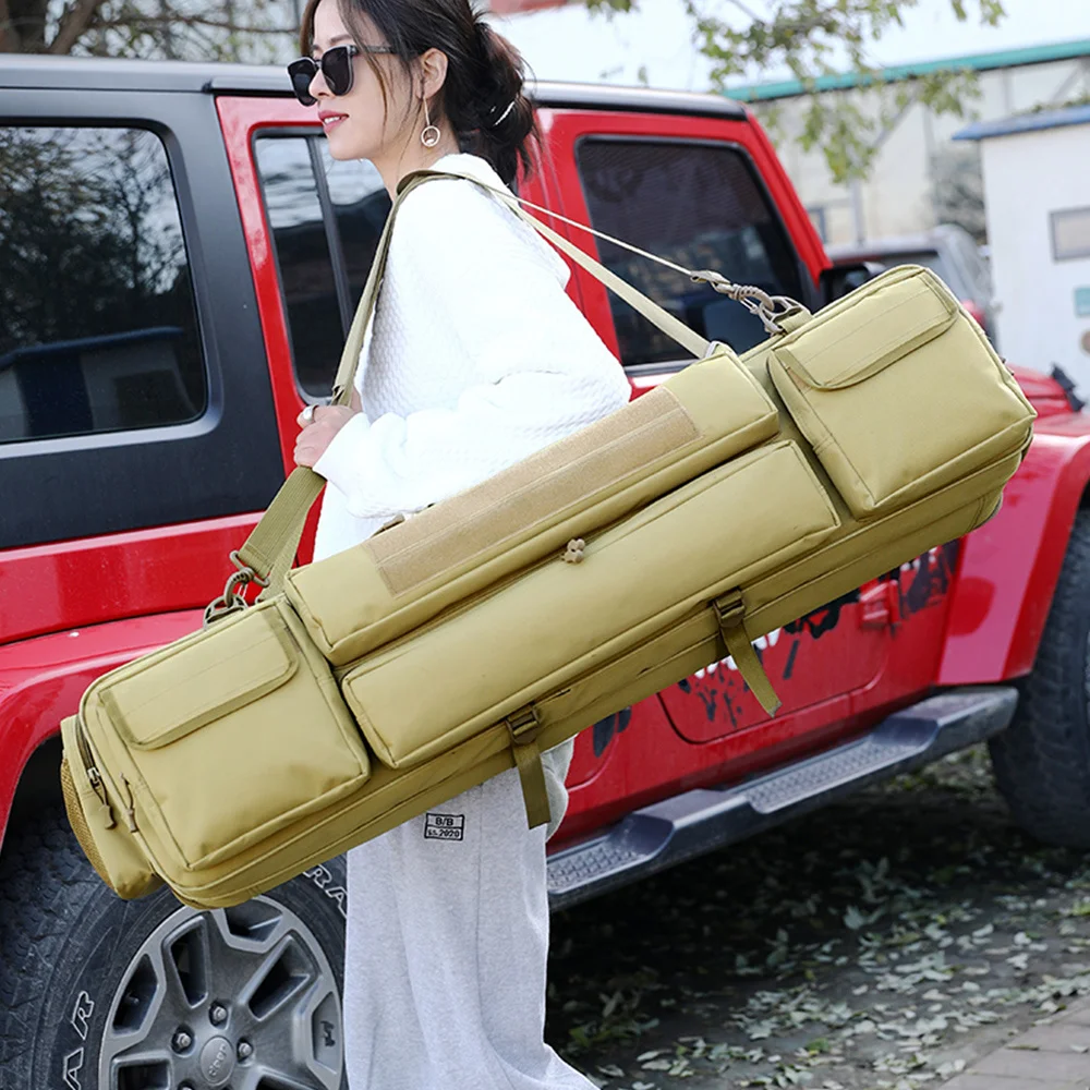 

120CM Fishing Rod Bag Gun Holster Tactical Outdoor Backpack Fishing Pole Tools Storage Gear Accessories Handbags Army Bag XA277A