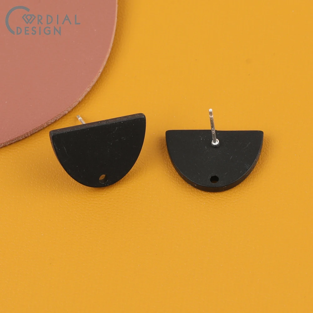 Cordial Design 100Pcs 13*18MM Earrings Stud/Jewelry Accessories/Hand Made/Semicircle Shape/DIY/Jewelry Findings & Components 11 Cordial Design 100Pcs 13*18MM Earrings Stud/Jewelry Accessories/Hand Made/Semicircle Shape/DIY/Jewelry Findings & Components - cordial