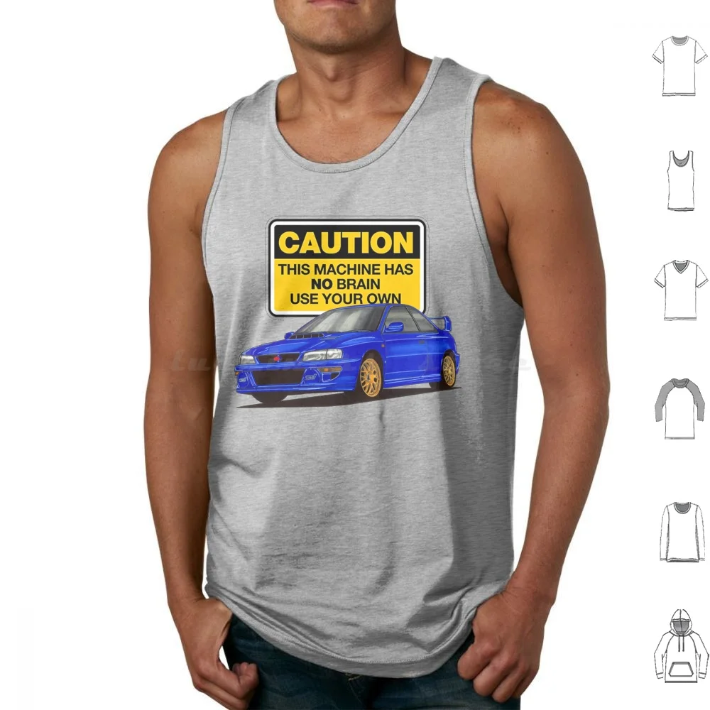 Jdm Legendary Japanese Car Tank Tops Vest Senza Maniche Wrc Wrx Sti Brz 22B Sti Forester Wrx Justy Legacy Libero Levorg Liberty
