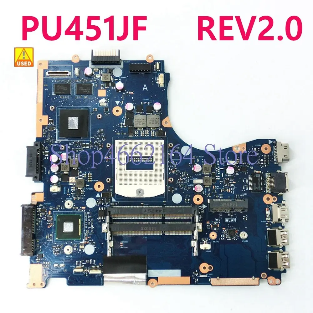 

PU451JF материнская плата REV 2,0 для ASUS PU451J материнская плата для ноутбука PU451JF 100% б/у
