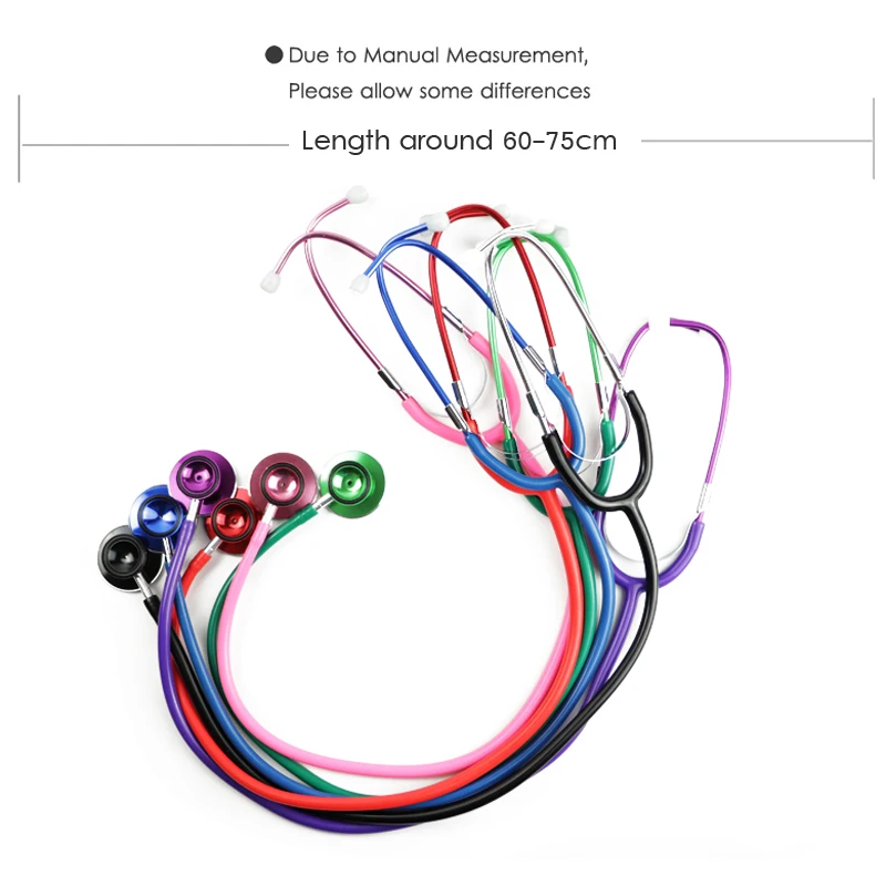 Classic Medical Blood Pressure Dual Head Stethoscope Cute EMT Doctor Nurse Vet Student Pink Cardiology Vet Nurse Medical Device