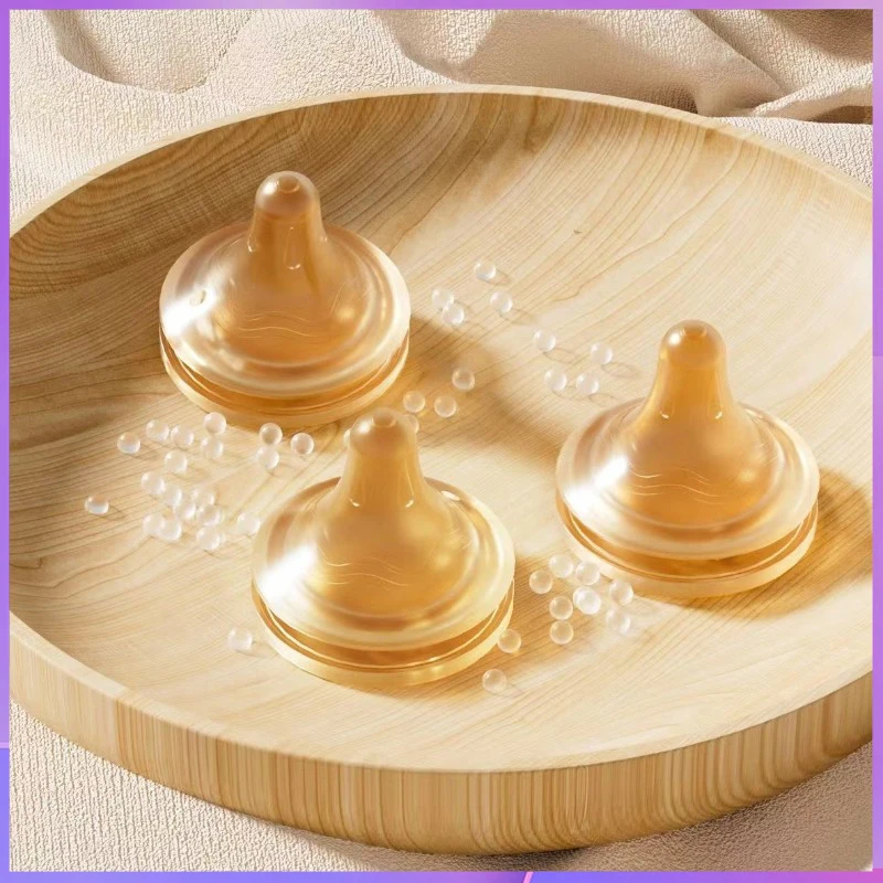 Suitable for pigeon 2nd/3rd generation bottles/Food grade silicone/Baby nipples/silicone natural , Suitable for 5CM wide mouth 2