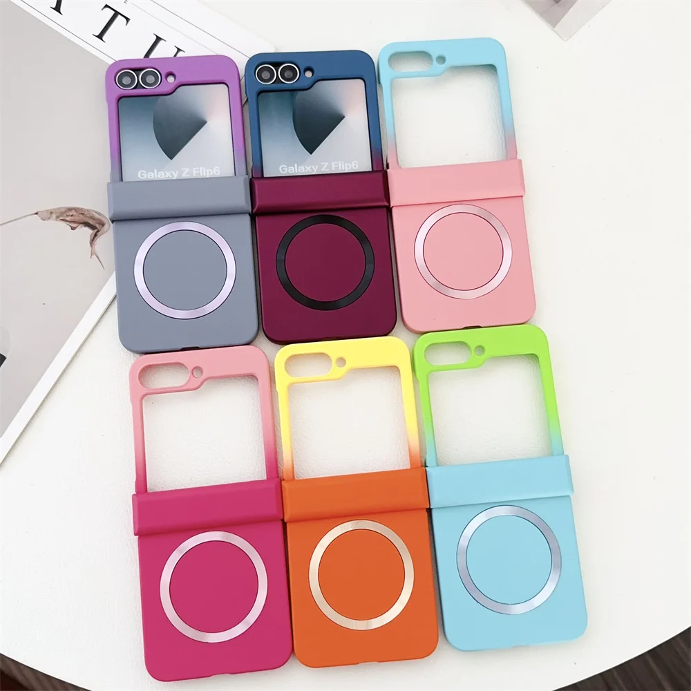 Vibrant Color Shockproof MagSafe Case with Hinge Cover for Samsung Galaxy Z Flip