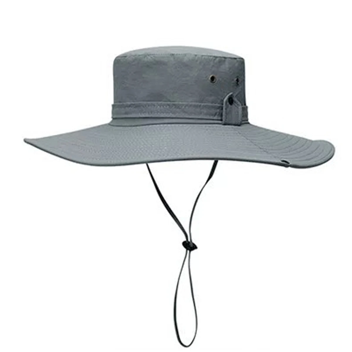 Large Brim Drawstring Mountaineering Hat Fisherman Hat Sun Protection Travel Basin Hat Spring and Summer Western Cowboy Hat Camping Sun Hat Outdoor Sports