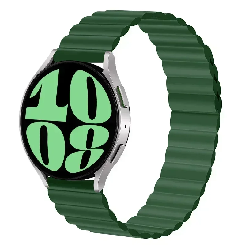 Magnetic Silicone Ultimate Watch Strap Bracelet, 22mm/20mm