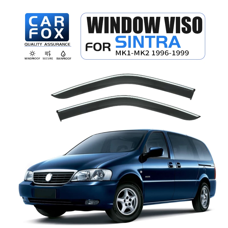 

For Opel Sintra MK1-MK2 1996-1999 Plastic Window Visor Vent Shades Sun Rain Deflector Guard 4PCS/SE
