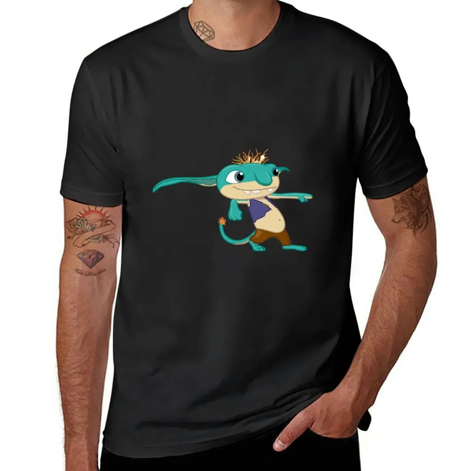 Wally Kazam Bob Goblin T-Shirt Grafica Summer Top Heavyweights Mens Graphic T-Shirt Anime